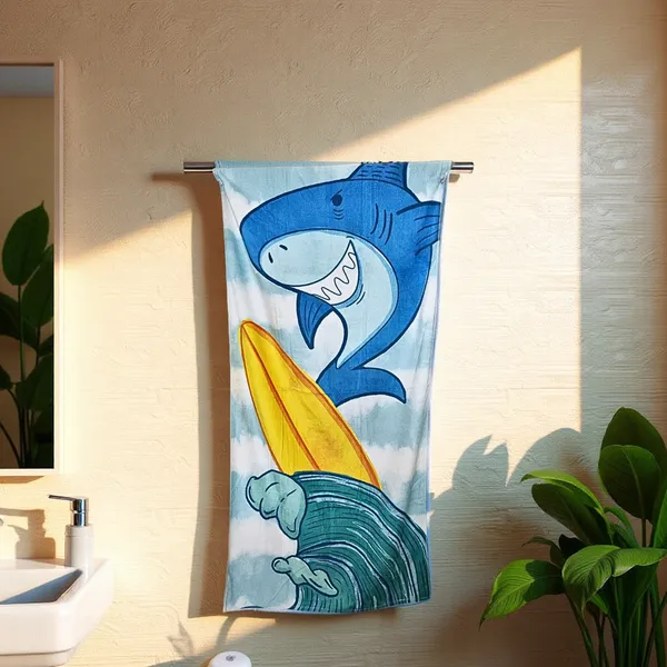 Blossoms_kids_dolphin_cartoon_design_printed_Towels_|_100%_Cotton_towels|_|_safe_for_kids_|_big_size_-34x62_inch_|_set_of_1_pc_.