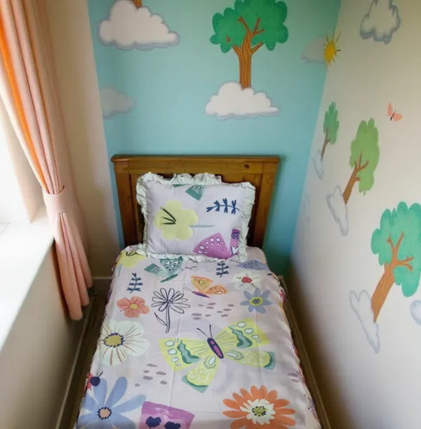 Blossoms_pure_cotton_kids_floral_print_bedsheet_(40"x50"),_1_pillow_with_filler_(12"Ã—15")