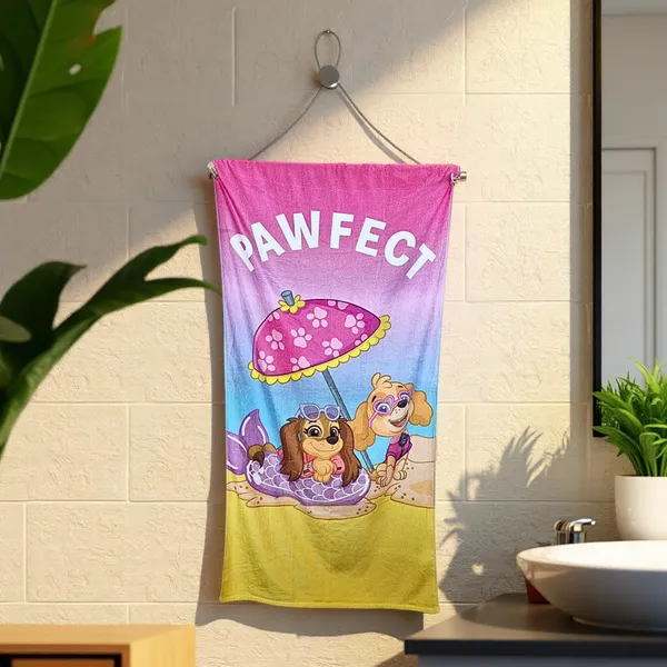 Blossoms_kids_"Pawfect_"cartoon_printed_Towels_|_100%_Cotton_towels|_|_safe_for_kids_|_big_size_32x62_inch_|_set_of_1_pc_.