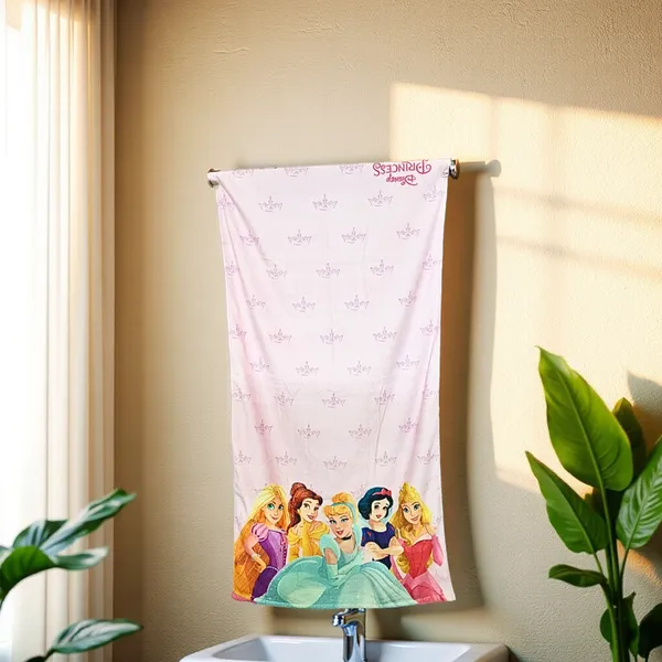 Blossoms_kids_"Princess"_cartoon_printed_Towels_|_100%_Cotton_towels|_|_safe_for_kids_|_big_size_-37x62_inch_|_set_of_1_pc_.
