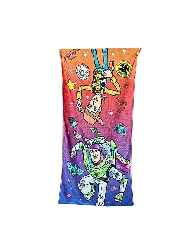 Blossoms_kids_"Buzz_Light_Year"_cartoon_printed_Towels_|_100%_Cotton_towels|_|_safe_for_kids_|_big_size_32x62_inch_|_set_of_1_pc_.