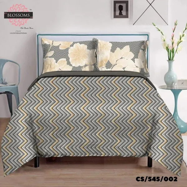 Grey_Cotton_Satin_Double_Bed_Bedsheets