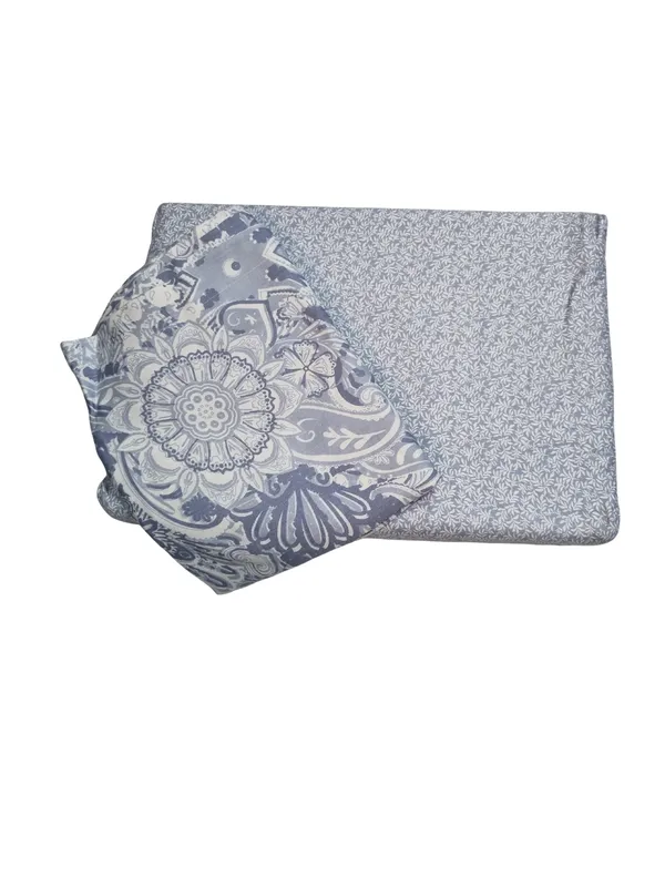 Sky_Blue_Cotton_Satin_Double_Bed_Bedsheets