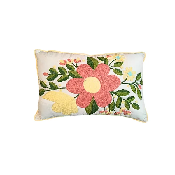 Decorative_Cushion_Cover_|Aari_work|_12_by_18|_Cotton_Fabric|Floral_Work|_set_of_1