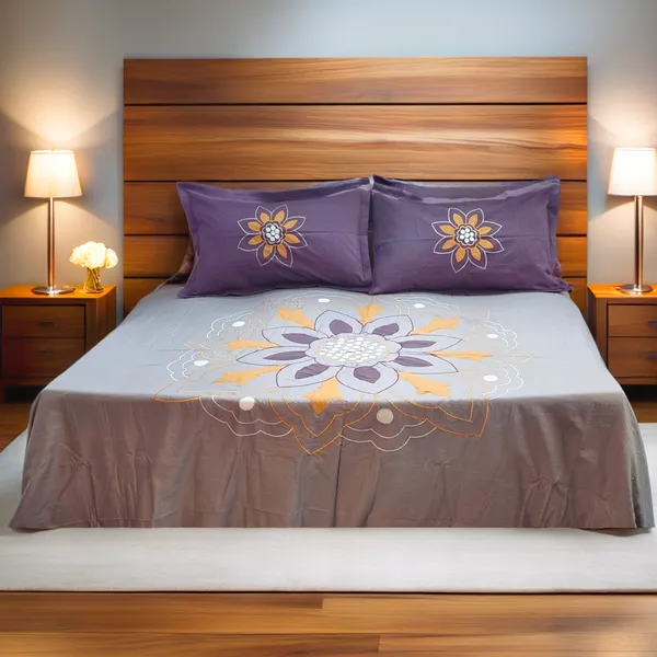 Blossoms_Designer_embroidered_Bedcover_with_2_pillows.