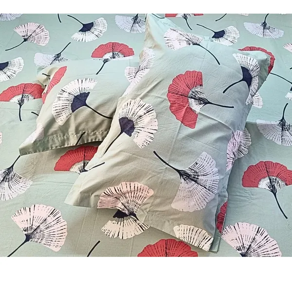 Blossoms_Printed_bedsheets_with_super_premium_100%_cotton_fabric_with_2_pillows_in_500_thread_count._112x112_inch_king_size.
