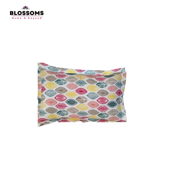Blossoms_cotton_very_durable_bedcover_with_leaf_embroidery_and_printed_pillow_covers_._Set_of_3_pcs._Big_size_.