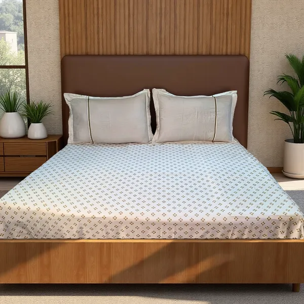 Blossoms_700_thread_count_pure_cotton_king_size_minimalist_print_off_white_bedsheet_with_2_white_plain_pillow_covers_with_piping_.