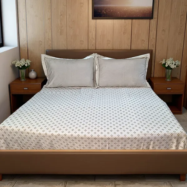 Blossoms_700_thread_count_pure_cotton_king_size_minimalist_print_off_white_bedsheet_with_2_white_plain_pillow_covers_with_piping_.