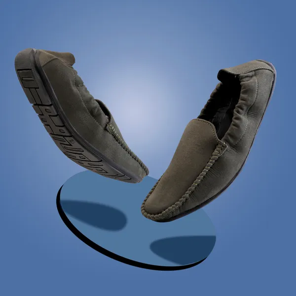 Green_Synthetic_Leather_Slip_On_Loafers_|_For_Men