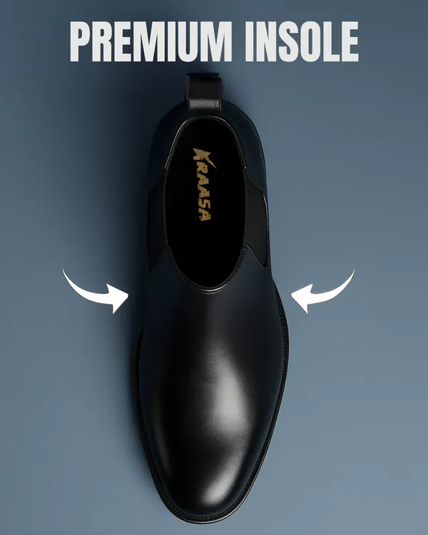 Kraasa_Men's_Slip_On_Fashion_Chelsea_Boots_|_High_Tops,_Soft_Cushioned_Insole,_Comfortable_Fit,_Trendy,_Stylish_Boots