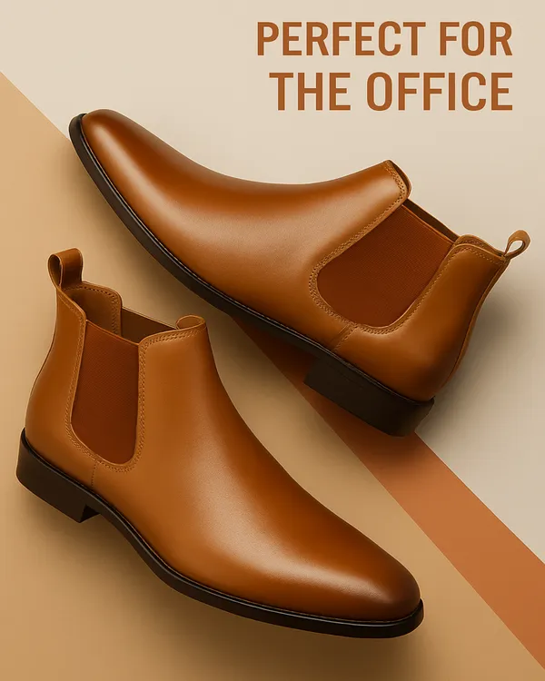 Kraasa_Men's_Slip_On_Fashion_Chelsea_Boots_|_High_Tops,_Soft_Cushioned_Insole,_Comfortable_Fit,_Trendy,_Stylish_Boots