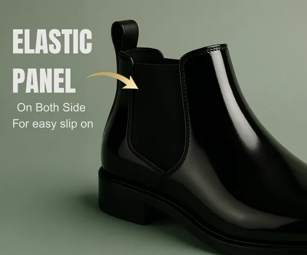 Shinny_Black_Faux_Leather_Slip_On_Chelsea_Boots_|_For_Men