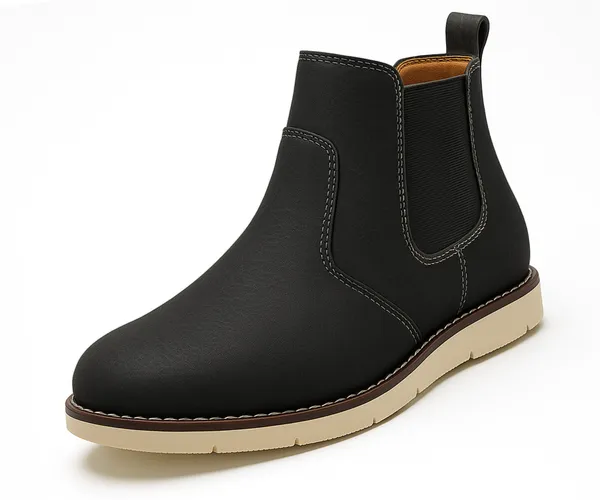 Kraasa_Mens_ZYRO_Slip_On_Casual_Chelsea_Boots_|_High_Tops,_Soft_Cushioned_Insole,_Comfortable_Fit,_Trendy,_Fashion,_Stylish_Boots
