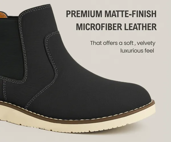 Kraasa_Mens_ZYRO_Slip_On_Casual_Chelsea_Boots_|_High_Tops,_Soft_Cushioned_Insole,_Comfortable_Fit,_Trendy,_Fashion,_Stylish_Boots