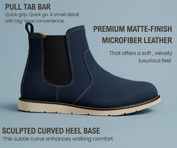 Kraasa_Mens_ZYRO_Slip_On_Casual_Chelsea_Boots_|_High_Tops,_Soft_Cushioned_Insole,_Comfortable_Fit,_Trendy,_Fashion,_Stylish_Boots