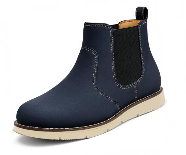 Kraasa_Mens_ZYRO_Slip_On_Casual_Chelsea_Boots_|_High_Tops,_Soft_Cushioned_Insole,_Comfortable_Fit,_Trendy,_Fashion,_Stylish_Boots