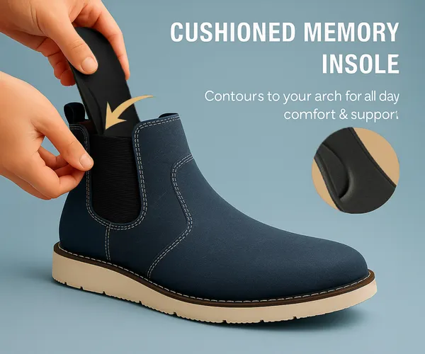 Kraasa_Mens_ZYRO_Slip_On_Casual_Chelsea_Boots_|_High_Tops,_Soft_Cushioned_Insole,_Comfortable_Fit,_Trendy,_Fashion,_Stylish_Boots