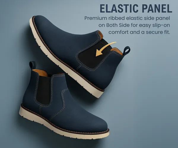 Kraasa_Mens_ZYRO_Slip_On_Casual_Chelsea_Boots_|_High_Tops,_Soft_Cushioned_Insole,_Comfortable_Fit,_Trendy,_Fashion,_Stylish_Boots