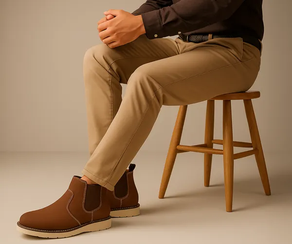 Kraasa_Mens_ZYRO_Slip_On_Casual_Chelsea_Boots_|_High_Tops,_Soft_Cushioned_Insole,_Comfortable_Fit,_Trendy,_Fashion,_Stylish_Boots