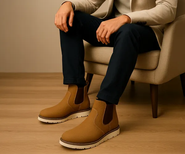 Kraasa_Mens_ZYRO_Slip_On_Casual_Chelsea_Boots_|_High_Tops,_Soft_Cushioned_Insole,_Comfortable_Fit,_Trendy,_Fashion,_Stylish_Boots