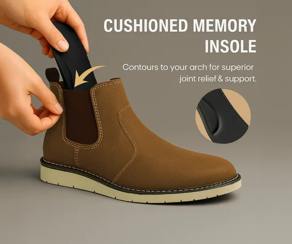 Kraasa_Mens_ZYRO_Slip_On_Casual_Chelsea_Boots_|_High_Tops,_Soft_Cushioned_Insole,_Comfortable_Fit,_Trendy,_Fashion,_Stylish_Boots