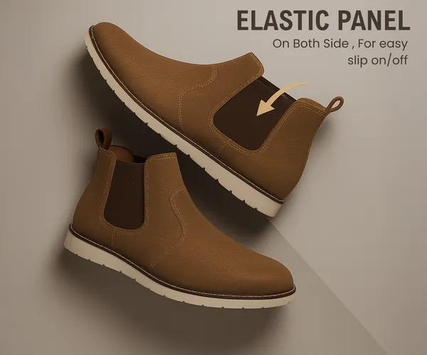 Kraasa_Mens_ZYRO_Slip_On_Casual_Chelsea_Boots_|_High_Tops,_Soft_Cushioned_Insole,_Comfortable_Fit,_Trendy,_Fashion,_Stylish_Boots
