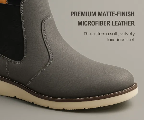 Kraasa_Mens_ZYRO_Slip_On_Casual_Chelsea_Boots_|_High_Tops,_Soft_Cushioned_Insole,_Comfortable_Fit,_Trendy,_Fashion,_Stylish_Boots