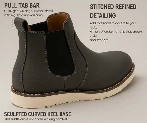 Kraasa_Mens_ZYRO_Slip_On_Casual_Chelsea_Boots_|_High_Tops,_Soft_Cushioned_Insole,_Comfortable_Fit,_Trendy,_Fashion,_Stylish_Boots