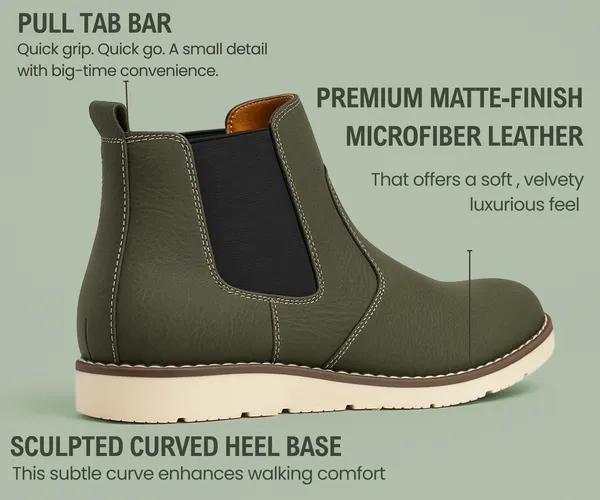 Kraasa_Mens_ZYRO_Slip_On_Casual_Chelsea_Boots_|_High_Tops,_Soft_Cushioned_Insole,_Comfortable_Fit,_Trendy,_Fashion,_Stylish_Boots
