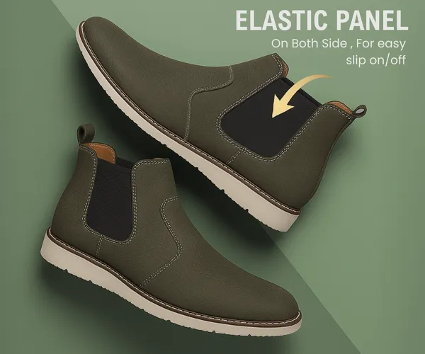 Kraasa_Mens_ZYRO_Slip_On_Casual_Chelsea_Boots_|_High_Tops,_Soft_Cushioned_Insole,_Comfortable_Fit,_Trendy,_Fashion,_Stylish_Boots