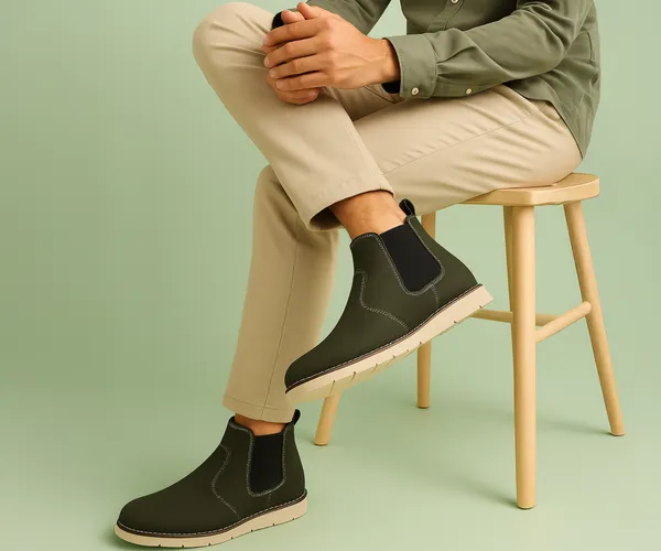 Kraasa_Mens_ZYRO_Slip_On_Casual_Chelsea_Boots_|_High_Tops,_Soft_Cushioned_Insole,_Comfortable_Fit,_Trendy,_Fashion,_Stylish_Boots
