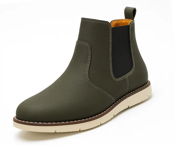 Kraasa_Mens_ZYRO_Slip_On_Casual_Chelsea_Boots_|_High_Tops,_Soft_Cushioned_Insole,_Comfortable_Fit,_Trendy,_Fashion,_Stylish_Boots