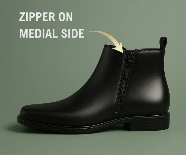 Kraasa_THE_ASHFORD__Mens_Stylish_Vegan_Leather_Chelsea_Boots_with_Side_Zipper_&_Elastic_Panel,_Square_Toe_Ankle_Boot_(Tan_/_Black_/_Brown)