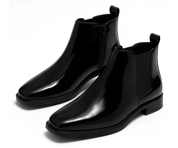 Kraasa_The_Ashford__Mens_Stylish_Vegan_Leather_Chelsea_Boots_with_Side_Zipper_&_Elastic_Panel,_Square_Toe_Ankle_Boot