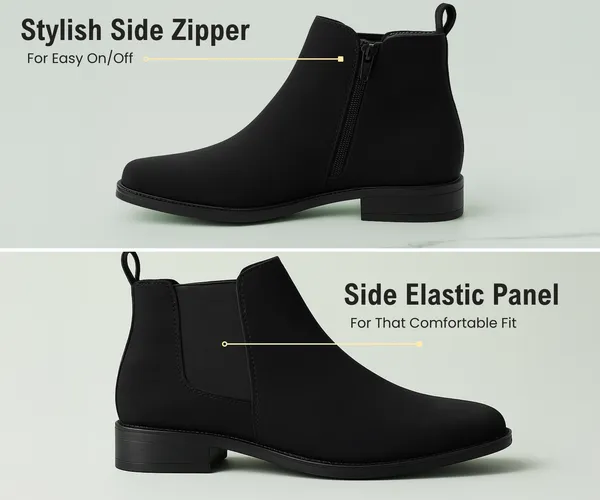 Kraasa_The_Ashford__Mens_Stylish_Vegan_Leather_Chelsea_Boots_with_Side_Zipper_&_Elastic_Panel,_Square_Toe_Ankle_Boot