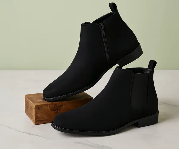Kraasa_The_Ashford__Mens_Stylish_Vegan_Leather_Chelsea_Boots_with_Side_Zipper_&_Elastic_Panel,_Square_Toe_Ankle_Boot