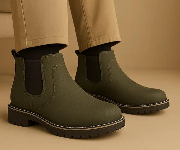 Kraasa_ZYRON_Mens_Slip_On_Casual_Chelsea_Boots_|_High_Tops,_Soft_Cushioned_Insole,_Comfortable_Fit,_Trendy,_Fashion,_Stylish_Boots