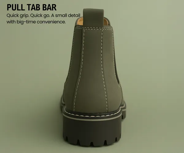 Kraasa_ZYRON_Mens_Slip_On_Casual_Chelsea_Boots_|_High_Tops,_Soft_Cushioned_Insole,_Comfortable_Fit,_Trendy,_Fashion,_Stylish_Boots