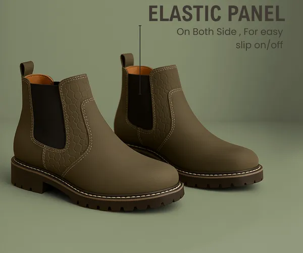 Kraasa_ZYRON_Mens_Slip_On_Casual_Chelsea_Boots_|_High_Tops,_Soft_Cushioned_Insole,_Comfortable_Fit,_Trendy,_Fashion,_Stylish_Boots
