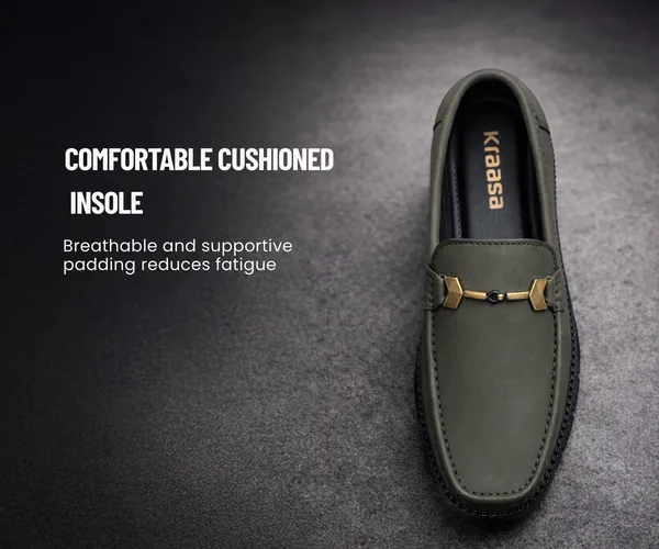 Kraasa_Men's_Casual_Loafers_|_Synthetic_Leather_Upper_|_Comfortable_PU_Sole_|_Slip-On_Buckle_Office,_Party_Shoes