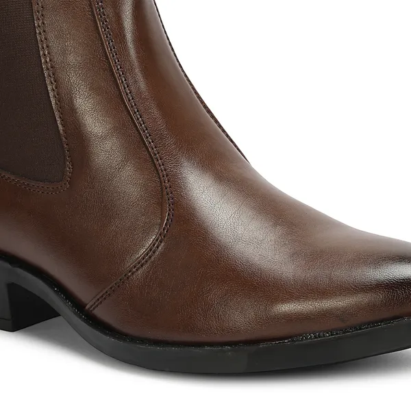 Kraasa_Men's_Synthetic_Leather_Chelsea_Boots_'_Slip-On_Ankle_Boots_with_Elastic_Side_Panels_&_Low_Heel,_Formal_Casual_Wear