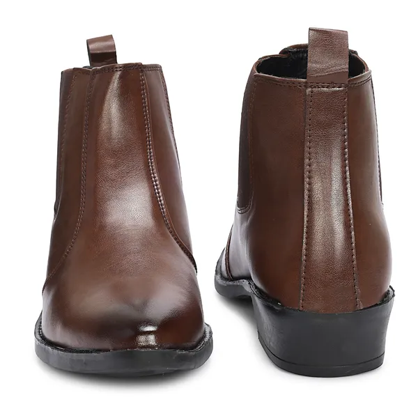 Kraasa_Men's_Synthetic_Leather_Chelsea_Boots_'_Slip-On_Ankle_Boots_with_Elastic_Side_Panels_&_Low_Heel,_Formal_Casual_Wear