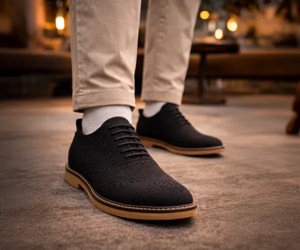 Kraasa_Men's_Casual_Sneaker_Lace-Up_Oxford_Shoes_|_Breathable_Knit_Upper_|_Lightweight_&_Comfortable_|_Stylish_Brown_Sole_|_Office