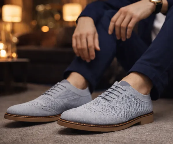 Kraasa_Men's_Casual_Sneaker_Lace-Up_Oxford_Shoes_|_Breathable_Knit_Upper_|_Lightweight_&_Comfortable_|_Stylish_Brown_Sole_|_Office