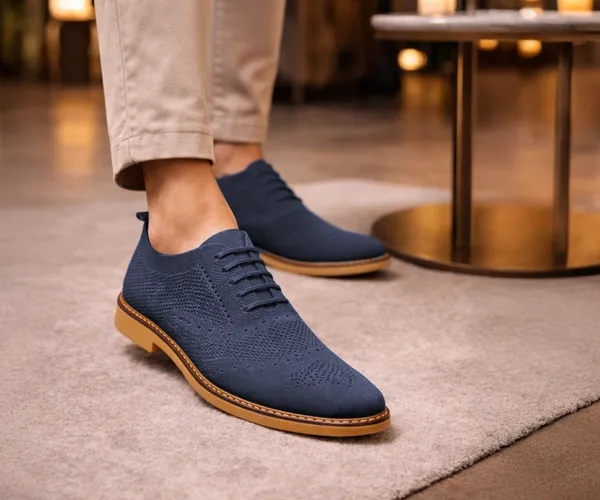 Kraasa_Men's_Casual_Sneaker_Lace-Up_Oxford_Shoes_|_Breathable_Knit_Upper_|_Lightweight_&_Comfortable_|_Stylish_Brown_Sole_|_Office