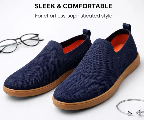 Kraasa_Mens_Casual_Loafers_|_Synthetic_Leather_Upper_|_Comfortable_PU_Sole_|_Slip-On_Buckle_Office,_Party_Shoes