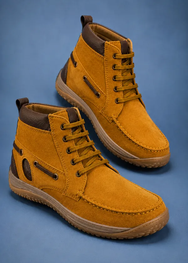 Kraasa_Ridge_Trekking_Shoes_for_Men_|_Suede_Mid-Ankle_Lace-Up_Hiking_Boots