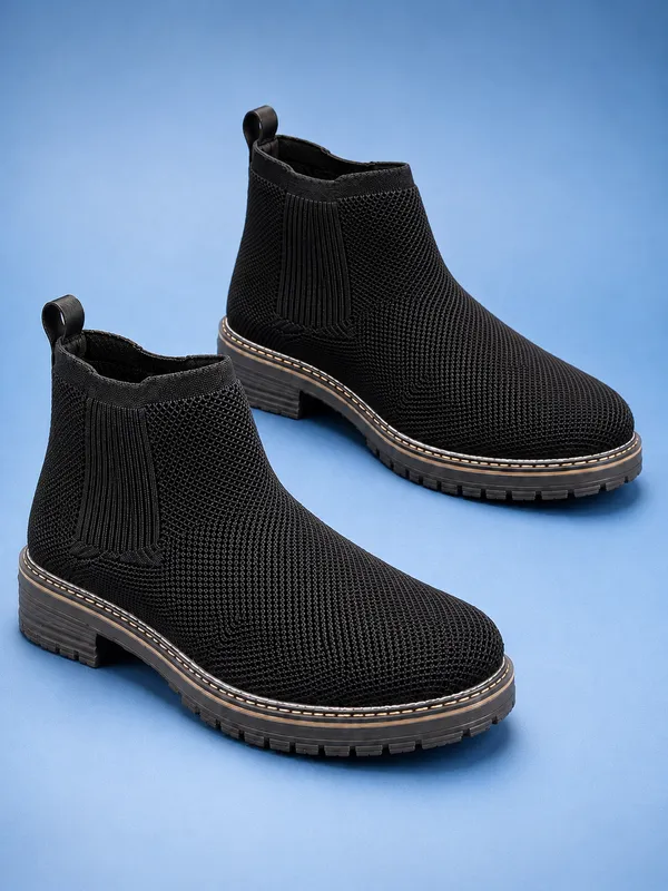 Kraasa_Cobalt_Chelsea_Boots_for_Man_|_Knitted_Slip-On_Ankle_Boots