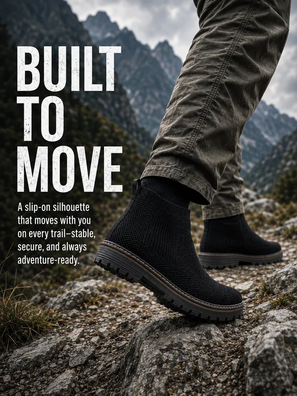 Kraasa_Cobalt_Chelsea_Boots_for_Man_|_Knitted_Slip-On_Ankle_Boots